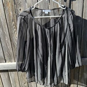 Liz Claiborne tank top and blouse combo size medium